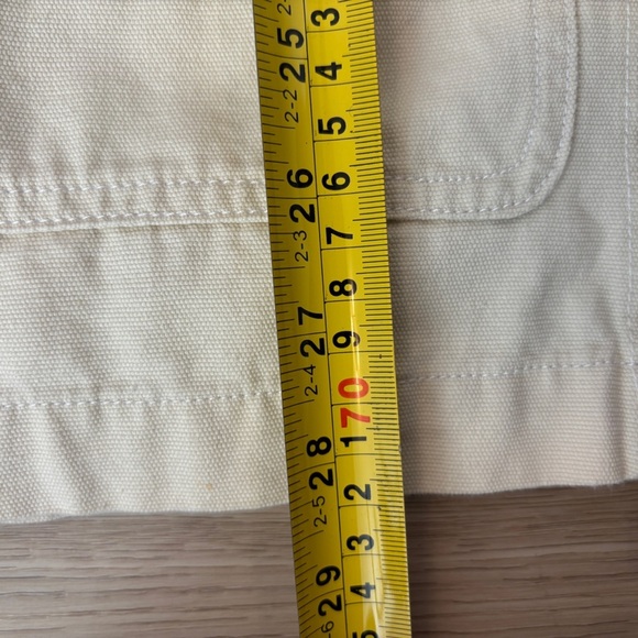 BDG Urban Outfitters Canvas Cotton Chore Jacket Cream Unisex Neutral Button - Picture 6 of 7